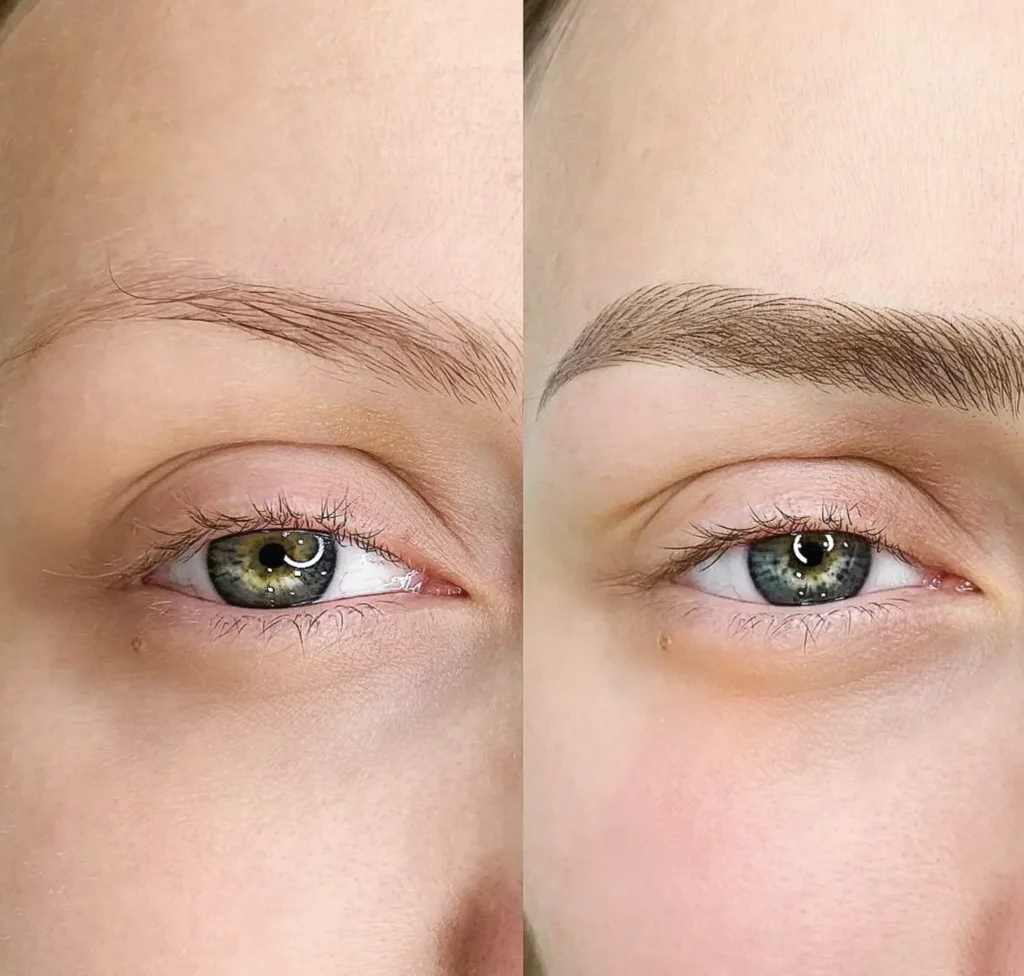 eyebrow tattoo artist